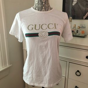 Gucci White T Shirt